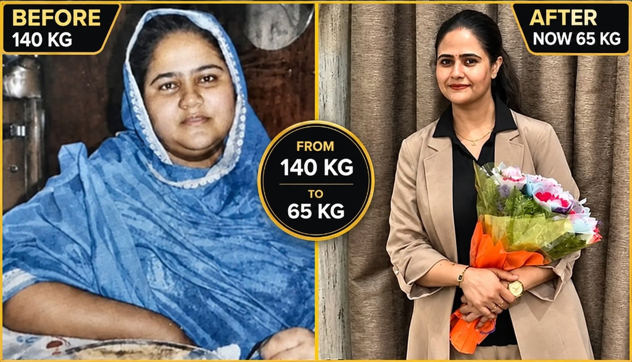 Founder Transformation - From 140kg to 65kg